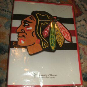 NEW Chicago Blackhawks Stanley Cup Champions 3 Ring Binder with School Supplies